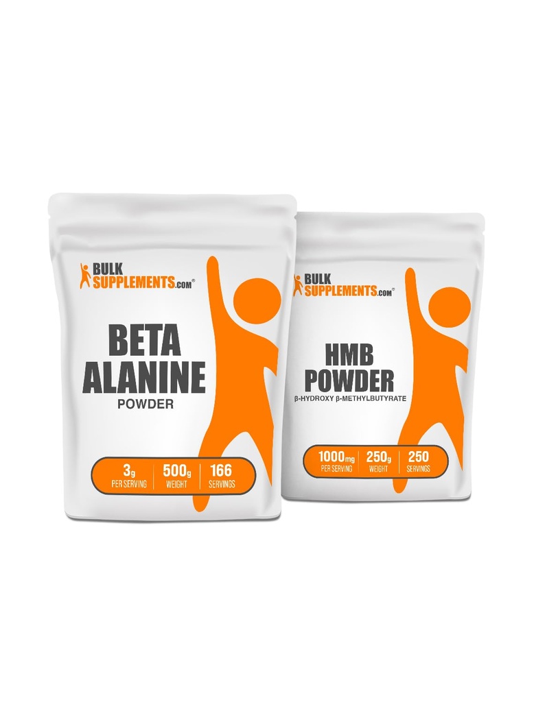 BulkSupplements Beta Alanine 500g + HMB 250g bundel