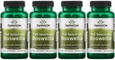 Swanson dubbele sterkte Boswellia-Herbal Supplement Promoting Joint Support-Ayurvedic Herb for Joint Flexibiliteit & Mobility Support-Made w/Boswellia Serrata Resin-(60 Capsules, 800mg Each) 4 Pack