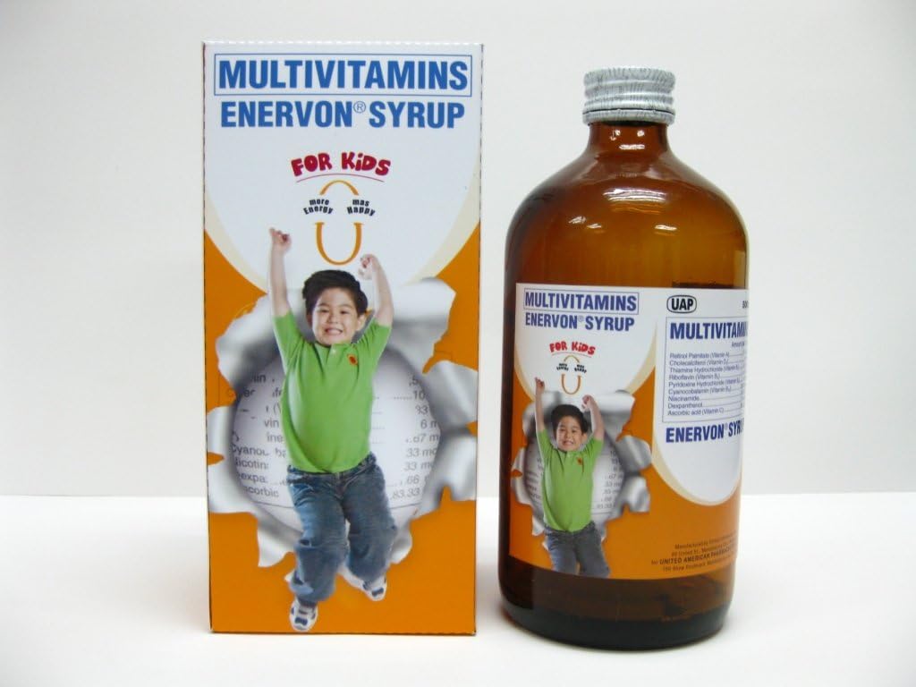2 Enervon Syrup Multivitaminen (2 x 120 ml)