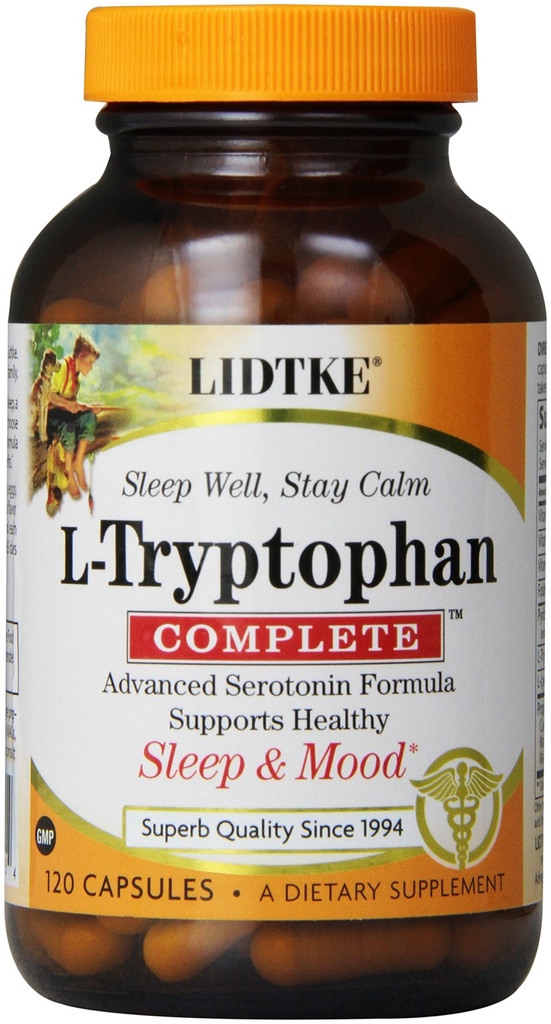 Lidtke Technologies L-Tryptofaan Complete Capsules, 120 Tellen