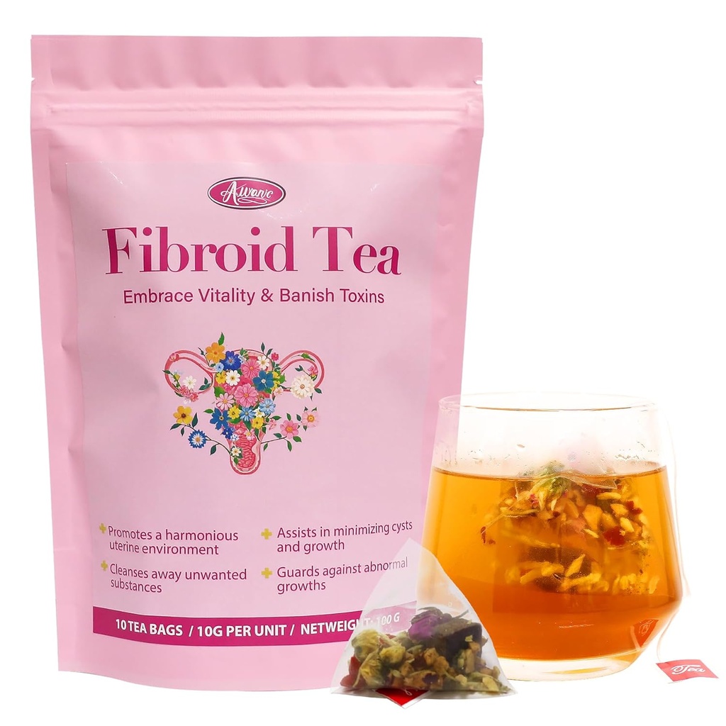 Auranic Natural Fibroid Shrink & Ovarian Cysts Kruidenthee, natuurlijke vruchtbaarheid thee voor vrouwen te krijgen zwanger snel, Remedie en herstellen van hormoonbalans, vrouwen zwangerschap en Womb Detox