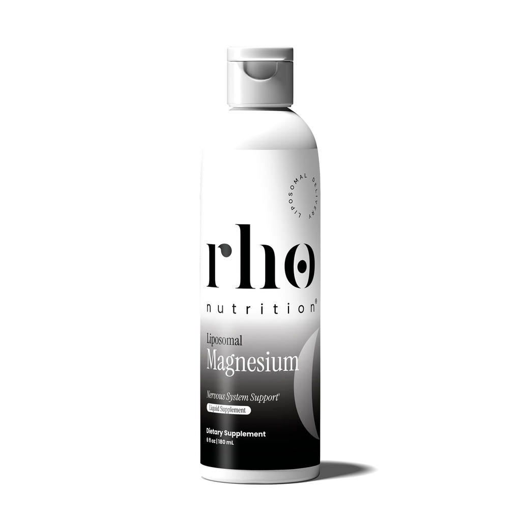 Rho Nutrition Liposomale Magnesium - Hoge Absorptie Liquid Magnesium Bisglycinate Vitamine Supplement - Ondersteunt spierherstel, ontspanning, geheugen en cognitieve functie voor mannen en vrouwen