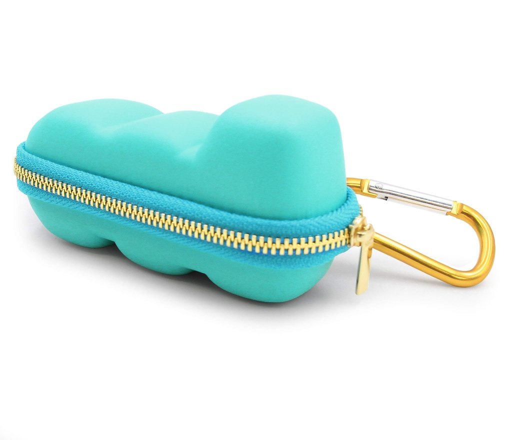 CASEMATIX Turquoise Astma Inhaler Travel Case, Omvat geen Inhaler Medicine