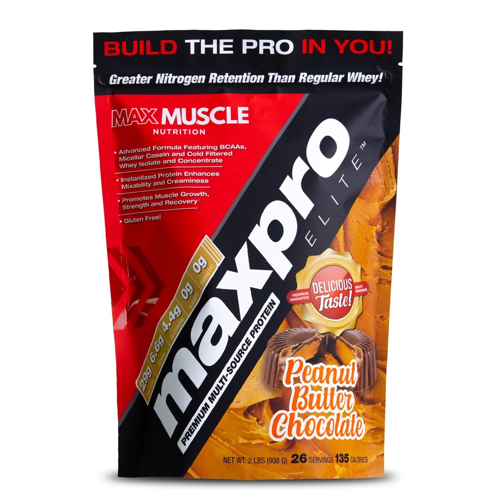 Max Muscle Maxpro Elite Wei Proteïne Poeder 