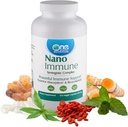 One Planet Nutrition Nano Immune 500 mg Veggie Capsules (120 Servings), Synergistische Blend van 5 Nano-Sized Kruiden, verbetert Immune Defense, Non-GMO, Veganist, Glutenvrij