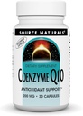 Bron Natuurlijken Co-enzym Q10, Antioxidant Ondersteuning* voor energieproductie, Hartfunctie Ondersteuning, Antioxidant Bescherming en gezonde Gums, 200 mg - 30 Vegetarische Capsules