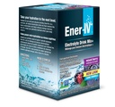 Ener-IV Electrolyte Hydration & Energy Drink Kalium Vitamine C & Zink Elektrolyten Poederpakketten - Spierherstel & Immuniteit Sportdranken voor vrouwen & mannen Lage Suiker Veganistan, gemengde Berry - 12 Tel.