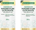 De Bounty Hoge Absorptie Magnesium Glycinate, Ondersteunt een Kalm & Relaxed Mood, Hart, Zenuwen, Muscle & Bone Health Support, 90 Capsules (Pack of 2)