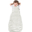 Ecolino Organic Cotton Baby Slaapzak - 2-Way Zipper Baby Draagbare Deken - Peuter Slaapzak Zak - 18-36 Maanden - Zilver