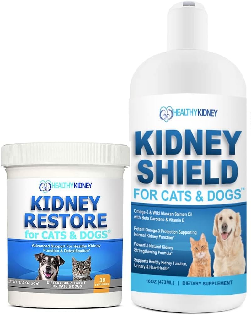 Nierherstel en nierschild voor katten en honden Two-pack