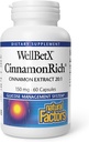 Natuurlijke factoren WellBetX CinnamonRich Extract 150 mg, 60 capsules