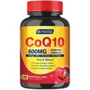 CoQ10 600 mg Softgels CoQ10 supplement - CQ10 Coenzym-Q10 met Omega 3 & PQQ & Vitamine E, CoQ10 400 mg Softgels, 60 porties