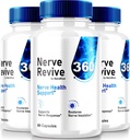(3 Pack) Nerve Revive 360 Supplement, Alle Natuurlijke Zenuw Ondersteuning voor Algemene Wellness, Premium Formule, NerveRevive 360 Vitamine Capsules, Officiële Beoordelingen (180 Capsules)