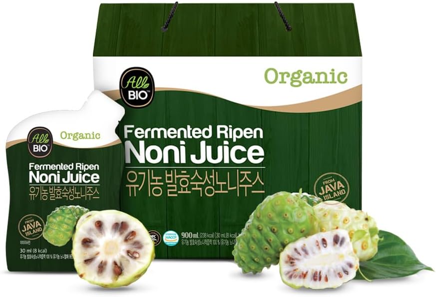 Java Organic NNI Juice Extract - 1 fl oz x 30 Daily Pack - 100% gefermenteerd door ALLBIO