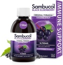 Sambucol Zwarte Vlierbes Siroop - Sambucus Vlierbes Siroop voor volwassenen Immune Ondersteuning, Vlierbes Liquid, Vlierbes Extract, Glutenvrij - 7,8 Fl Oz