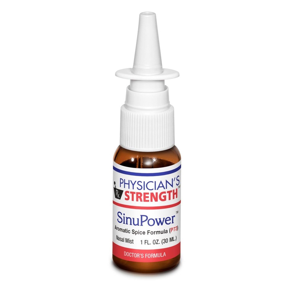 Sterkte van de arts SinuPower Mist - 1 fl oz - Ondersteunt gezonde nasale membranen & sinuses - met P73 Oregano - niet addictief