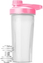Mr Pen Shaker Flessen - 28 oz, Pink Protein Mixer Fles met Whisk Ball, Shaker Flessen voor Proteïne Shakes