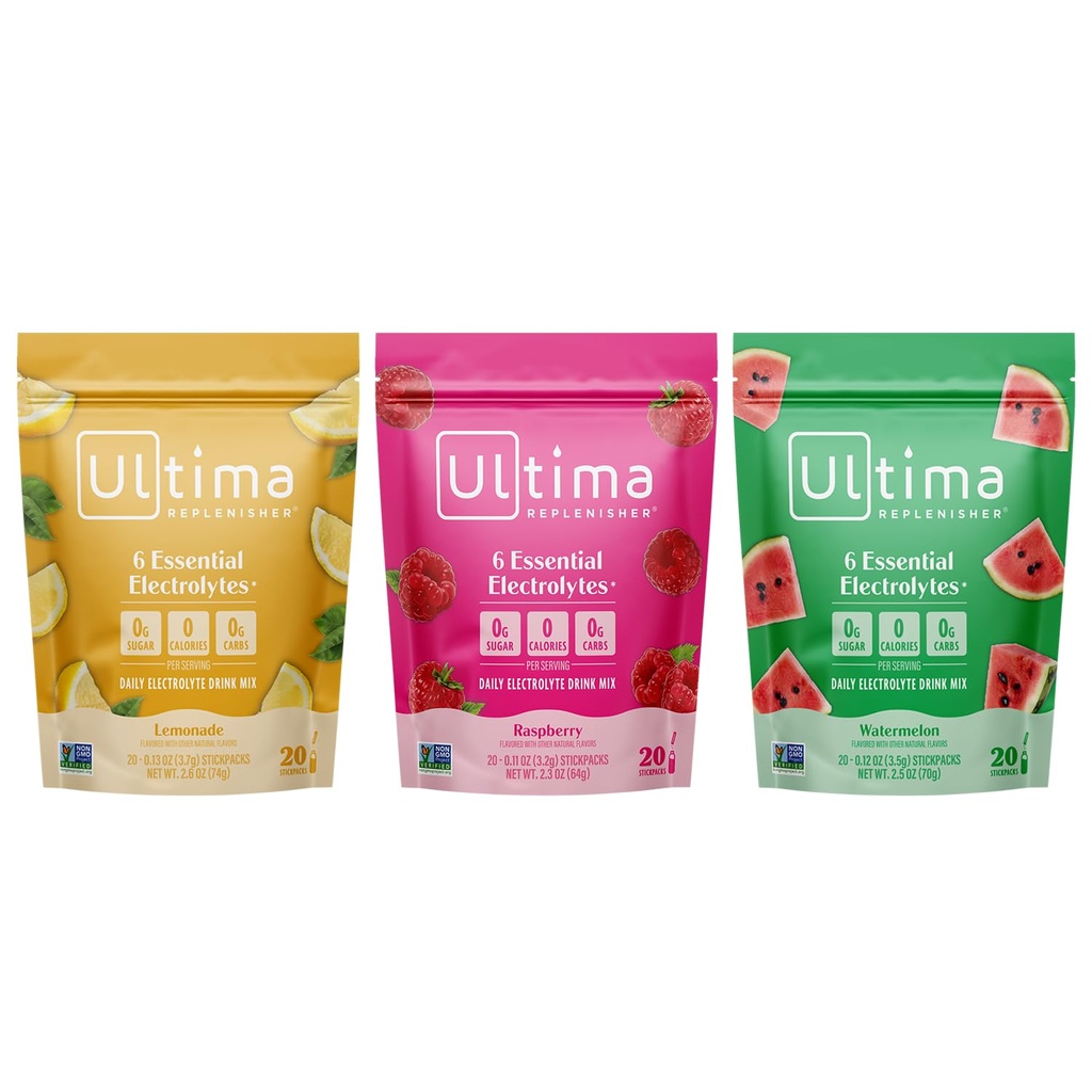 Ultima Replenisher Electrolyte Powder Drink Mix Bundle 