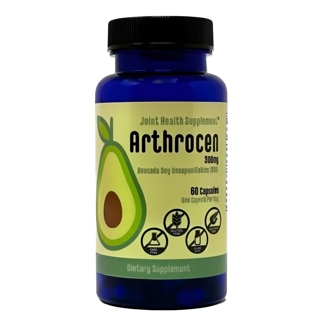 Joint Health Supplement, 300Mg Avocado Soy Onverzeepbare, niet-GMO, Zuivelvrij, Glutenvrij en Schelpvisvrij, 60 dagen aanvoer, één capsule per dag (2 maanden)...