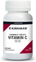 Kirkman Labs Vitamine C 250 mg kauwtabletten met Stevia-250 telling