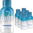 Kalm & eenvoudig - Natuurlijke Stress Relief Shot, KSM-66 Ashwagandha, Suntheanine L Theanine, Calming Adaptogen Drink, Relaxation, Focus, en Mood 2 oz Liquid Bottle (6 Pack)