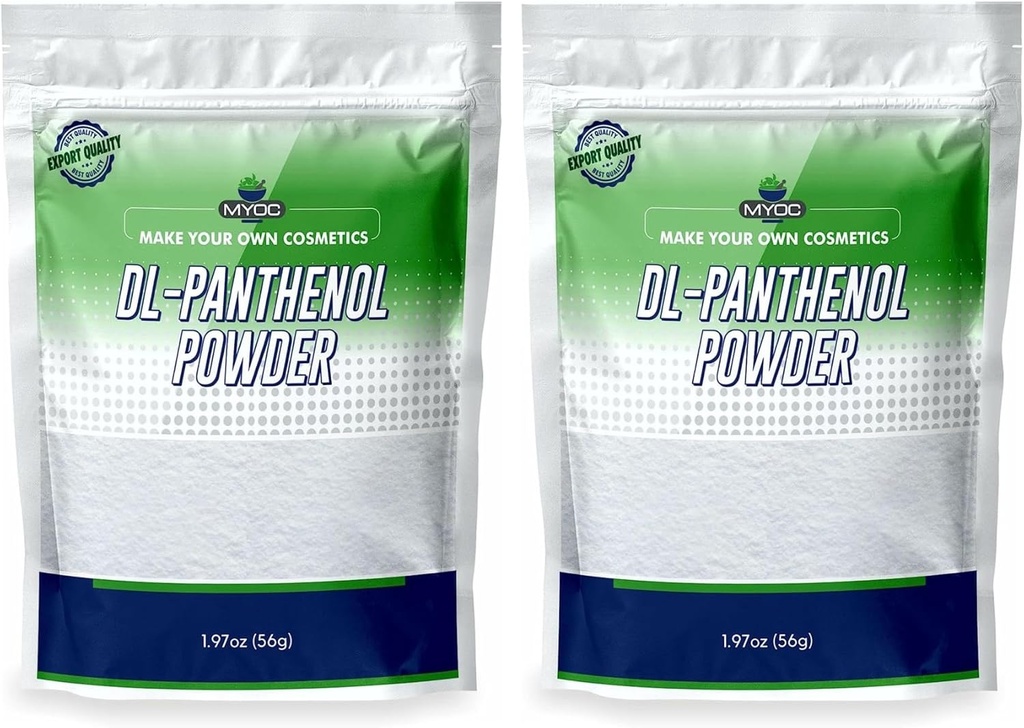DL-panthenol Poeder- Provitamine B5 Poeder Blend - 1.97oz 56gm (verpakking van 2)