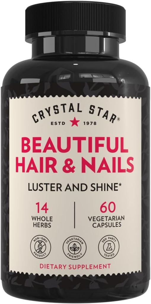 Crystal Star Mooie Hair & Nail Supplement (60 capsules) 