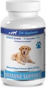Dog Immune Booster Organic - Dogs Immune Support - Advanced CHEWABLE Treats - Premium - red Clover Dogs - 1 Bottle (90 Chews)