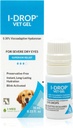 I-DROP Vet Gel: Pet Eye Drops for Dogs | Lubricate Acute/Seasonal Dry Eyes | Superior Comfort | Long-Lasting Relief | Fewer Application Needed, 0.30% Hyaluronan | Multi dose Bottle | One Bottle 10 ml