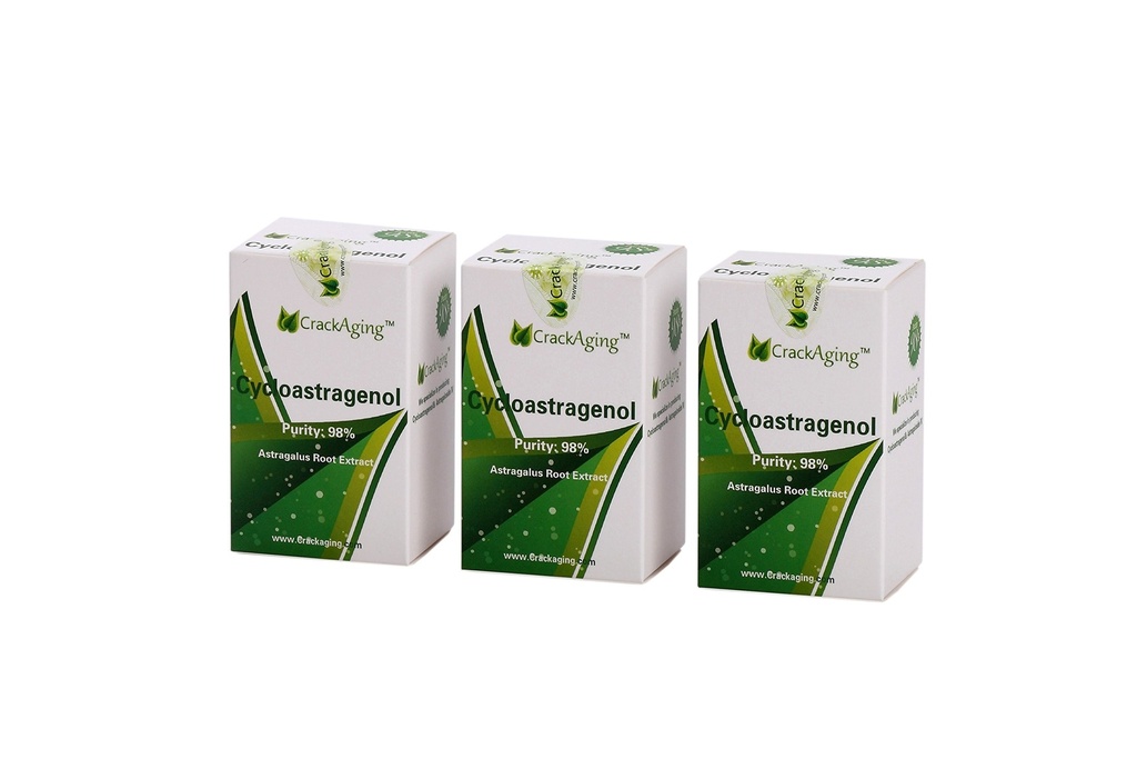 Cracking Super-Absorptie Cycloastragenol 98% 5 mg 360 capsules in 3 flessen Anti-Aging & Telomerase Activation Long-Term Health Supplements