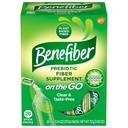 Benefiber On The Go Prebiotic Fiber Supplement Powder for Digestive Health, Daily Fiber, Unflavored - 28 Sticks (3,92 Ounces)