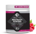 Fossiele Brandstof Biologische Beetwortelpoeder, Ondersteunt Nitric Oxide, Oplage, Energie, Hart Gezondheid - Beetwortel Premium Superfood Beet Poeder Dieet Nitraten, Non-GMO, Vegan-Friendly, Berry (20 Servings)