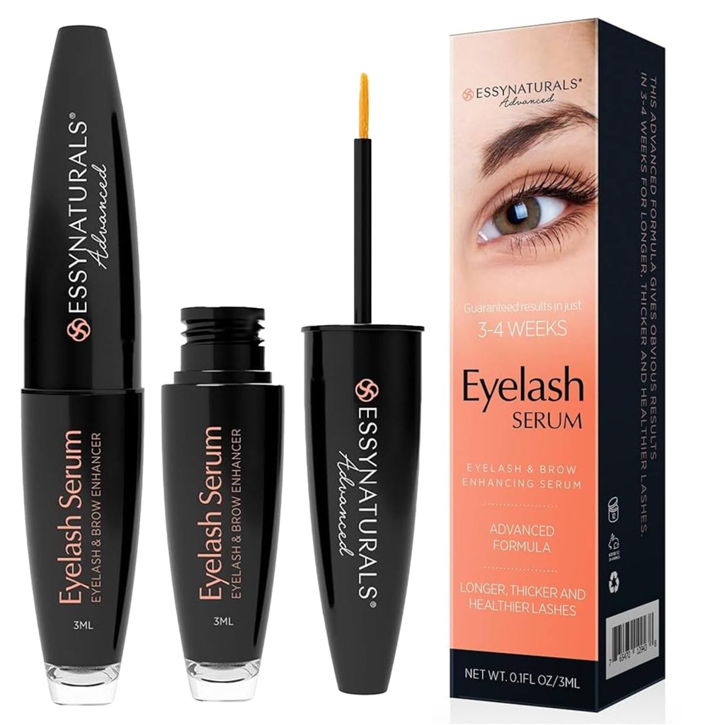 Essynaturals Premium Eyelash Growth Serum voor langere, vollere, dikkere wimpers