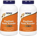 NOW Foods Psyllium Husk Powder, 12 Ounce (verpakking van 2)