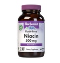 Bluebonnet Nutrition Flush-Free Niacin 500mg, voor voedings-cardiovasculaire ondersteuning*, Soy-Free, Gluten-Free, Non-GMO, Kosher Gecertificeerd, Dairy-Free, Vegan, 60 plantaardige capsules, 60 porties