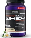Ultimate Nutrition Prostar Whey Protein Powder Isolate, Vanille - Low Carb, High Protein Powder Shake for Muscle Gain & Recovery - Low Sodium, Low-Fat & Keto Friendly - 2 lbs Tub