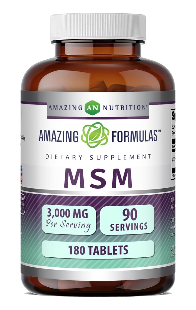 Verbazingwekkende Formules MSM (Methylsulfonylmethaan) Supplement 