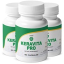Keravita Pro - Natural Supplement with Vitamins C, Vitamin E, Green Tea, Kurkuma &amp; Paddestoel voor haar & Nagel 