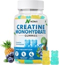 Creatine Monohydraat Gummies 5000mg voor mannen & vrouwen, Kauwtabletten Creatine Monohydraat voor spierkracht, spier Builder, energie Boost, pre-workout supplement(90 Telling)-Blueberry Ananas