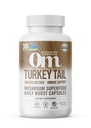 Om Mushroom Superfood Turkey Tail Mushroom Capsules Superfood Supplement, 90 Tellen, 30 Dagen, Immune Support, Polysacchriden, Beta-Glucans, Gut Health & Holistic Defense Mushroom Supplement