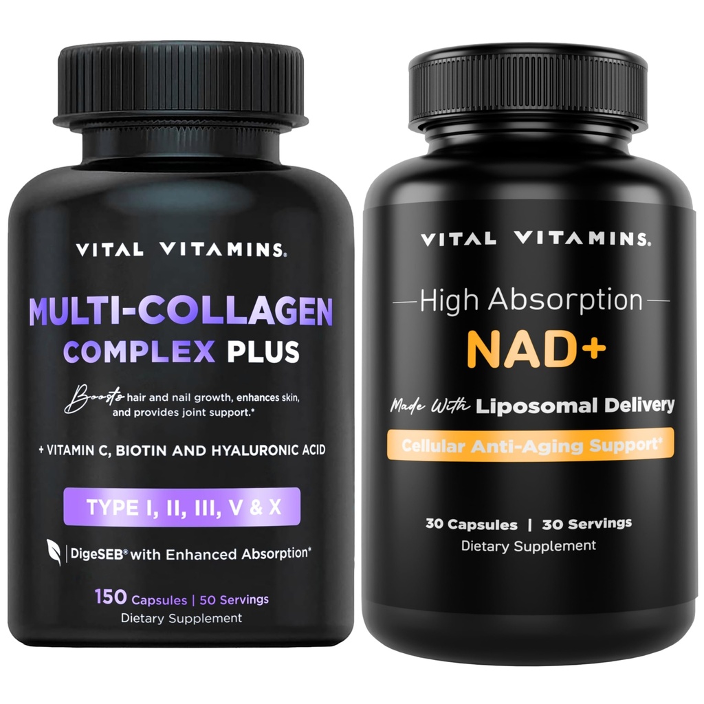 Vitale vitamines Multi collagen Complex Plus + NAD+ Supplement
