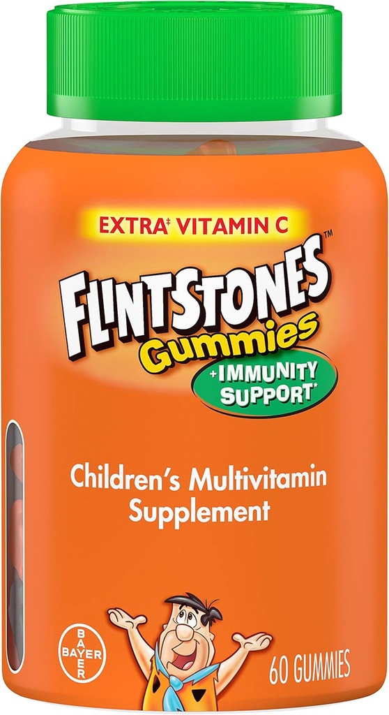 Flintstone Gummies Imunit Size 60ct One A Day Flintstones Vitamines Plus Immunity Ondersteuning