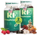 Magic Mushroom Gummies voor Volwassenen I Veg Low Carb Lion's Mane Supplement I Mushroom Supplement 