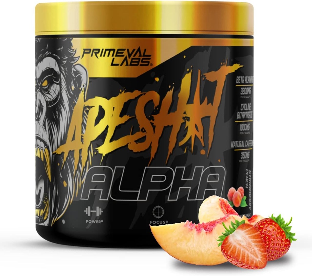 Primval Labs Ape Alpha Natural Pre-workout voor mannen en vrouwen 