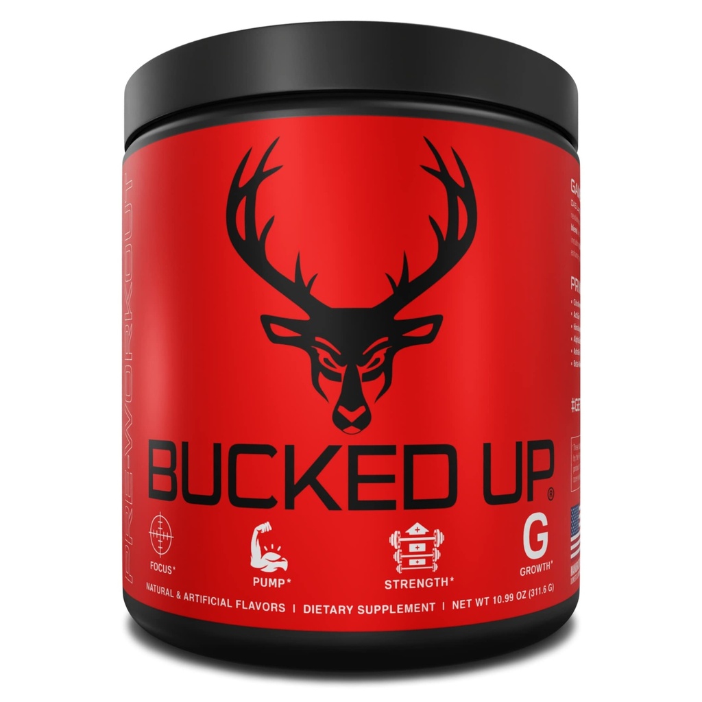 Bucked Up Pre Workout 6 Gram Citrulline, 2 Gram Beta Alanine, en 3 Andere geregistreerde handelsmerk Ingrediënten (Grape)