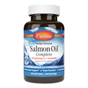 Carlson - Salmon Oil Complete, 700 mg Omega-3s + Astaxanthine, Cardiovasculaire Ondersteuning, Hersenfunctie & Joint Health, 60 Softgels
