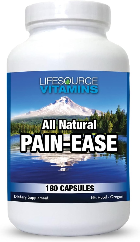 LifeSource Vitaminen Alle natuurlijke pijn Gemakkelijk 20 synergetische kruiden en enzymen die natuurlijk & veilig ondersteuning: Hoofdpijn & Migraines - Knieën 