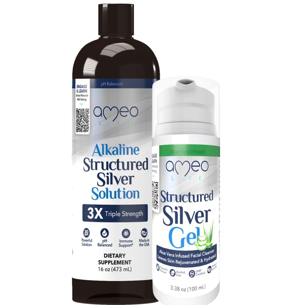 Ameo Life Collective Silver Gel met Aloë Vera & Collective Silver Liquid Bundle