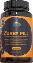 De Curry Pill - 90 Graaf Dieetsupplement met hoge Curcumin Kurkuma, Knoflook, Ginger, Cayenne en Black Pepper