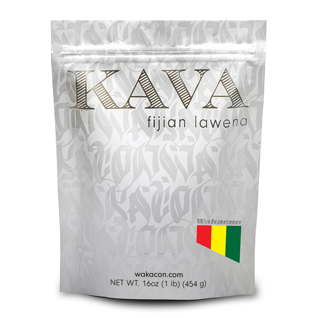 Kava Lawena Powder Authentic, Noble Kava Crown Root Powder from Fiji Premium, Responsible Sourced, 16 Oz